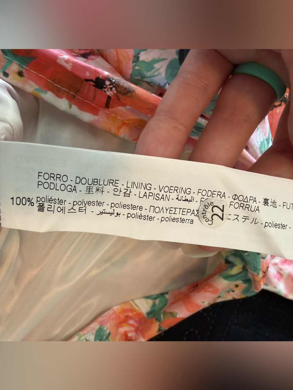 Zara One Sleeve Soft Girl Floral Dress - Picture 7 of 9